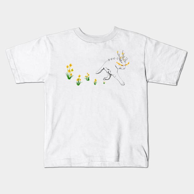 Wandering Spirit Kids T-Shirt by RaLiz